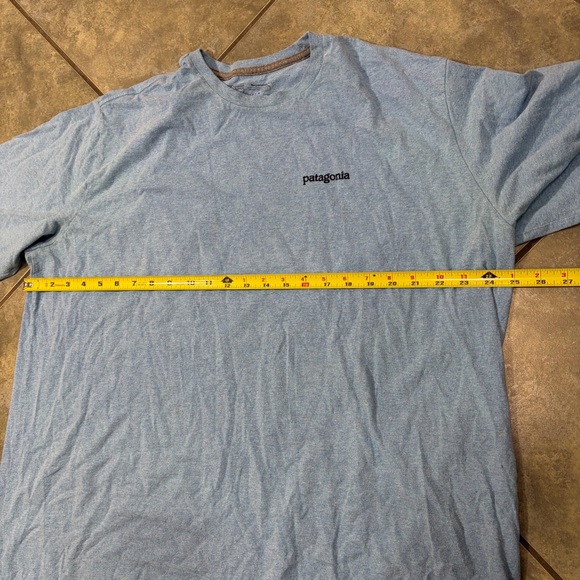 Patagonia Fitz Roy Horizons Responsibili-Tee Size 2XL Mens Blue Outdoor Casual - Picture 5 of 6